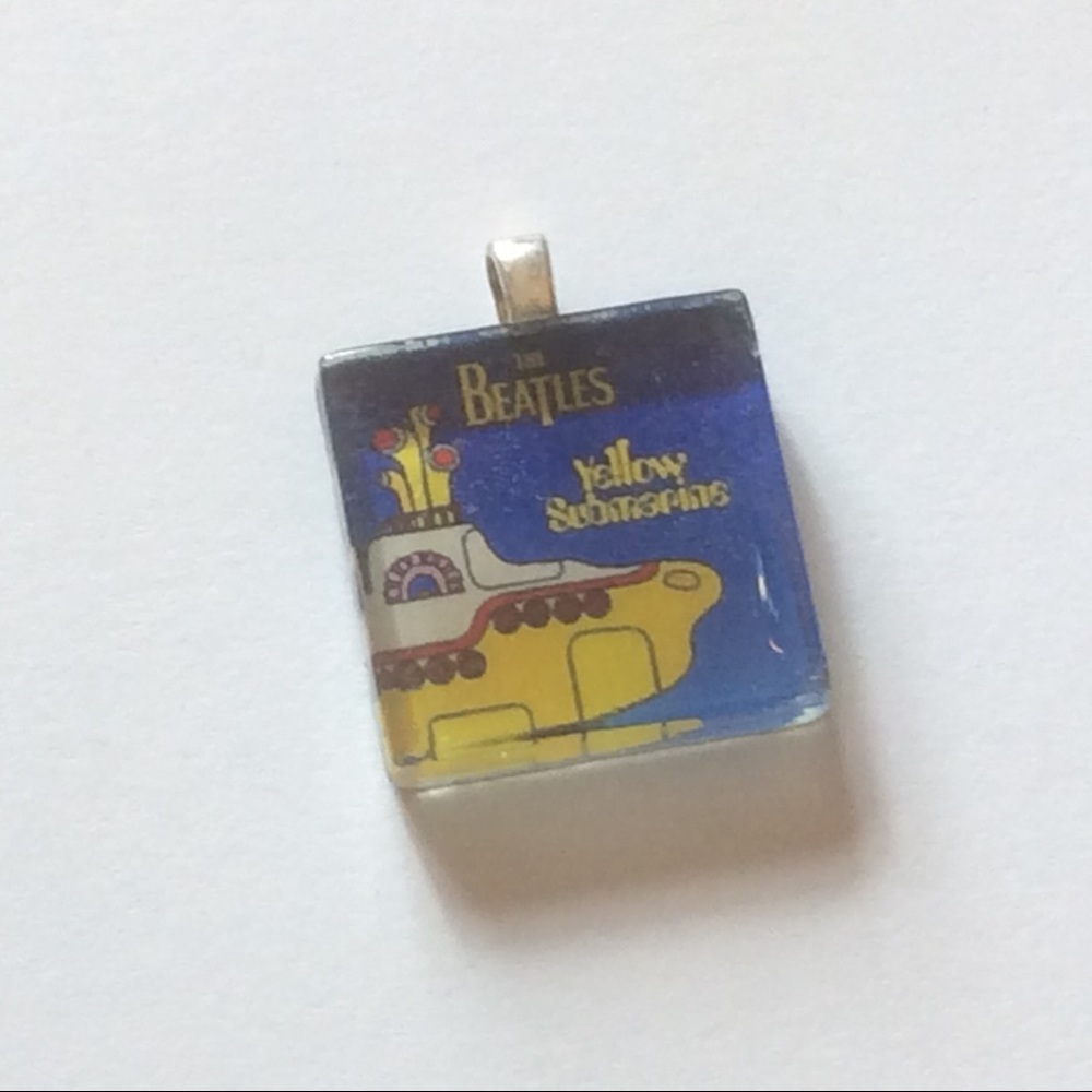 Beatles Yellow Submarine Pendant Necklace Charm